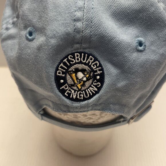 Reebok NHL Crosby Pittsburgh Penguins Light Blue cap hat - Picture 4 of 7